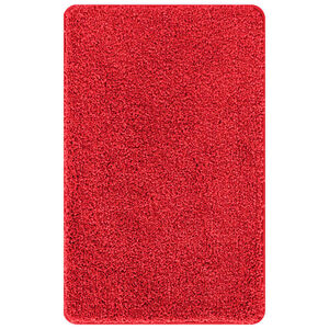vidaXL Alfombrilla de ba&ntilde;o antideslizante Rojo 50 x 80 cm PP