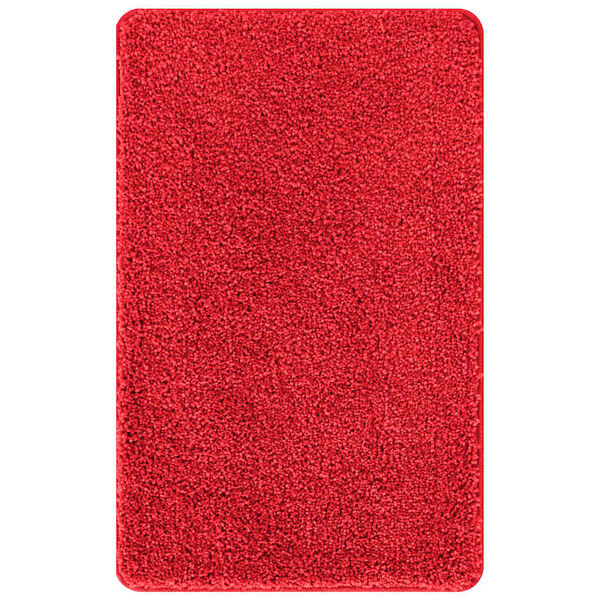 vidaXL Alfombrilla de ba&ntilde;o antideslizante Rojo 50 x 80 cm PP