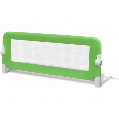 vidaXL Barandilla de seguridad cama de niño 102x42 cm verde