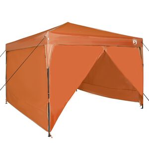 vidaXL Carpa Dosel 290 x 290 x 251 cm Naranja Tela