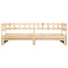 vidaXL Sof&aacute; cama extra&iacute;ble madera maciza de pino 2x(90x200) cm
