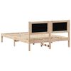 vidaXL Estructura de cama Negro 140 x 190 cm Madera de pino macizo