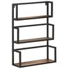 vidaXL Estanter&iacute;a de pared de madera maciza reciclada 60x20x85 cm