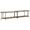 vidaXL Mueble de TV madera maciza de mango rugosa 200x42x40 cm