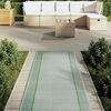 vidaXL Alfombra de exterior PP ARAKIL verde 80x250 cm