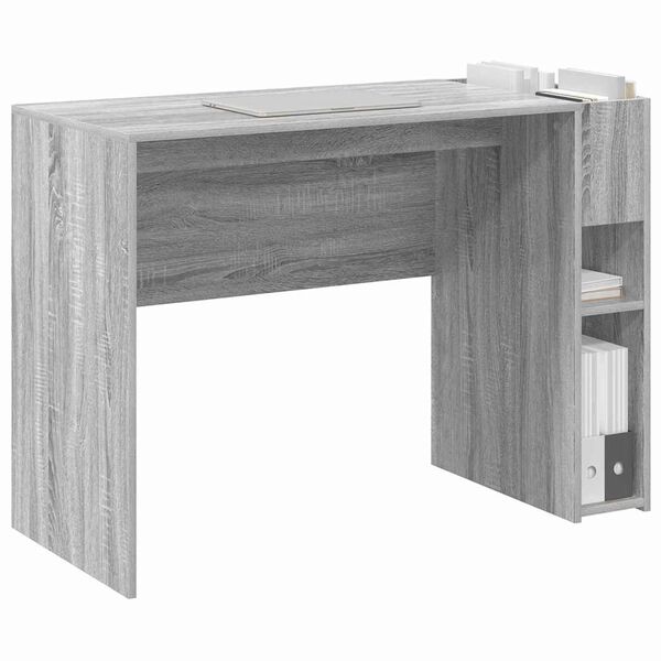 vidaXL Escritorio Gris Sonoma 109 x 50 x 78 cm Madera de ingenier&iacute;a