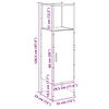vidaXL Armario de baño madera ingeniería roble artisan 33x33x120,5 cm