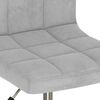 vidaXL Sillas de comedor giratorias 6 uds de terciopelo gris claro