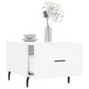 vidaXL Mesas de centro 2 uds madera de ingeniería blanco 50x50x40 cm
