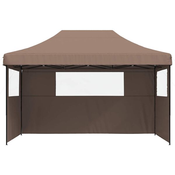 vidaXL Carpa de Fiesta Marr&oacute;n 292 x 440 x 315 cm Tela Oxford