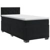vidaXL Cama box spring con colch&oacute;n Gris oscuro Individual Terciopelo