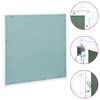 vidaXL Panel de acceso marco de aluminio y placa de yeso 500x500 mm