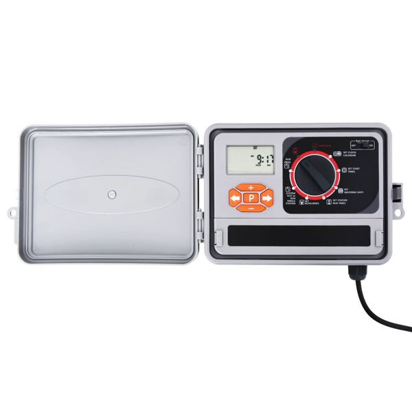 vidaXL Controlador de riego con sensor de humedad y válvula solenoide