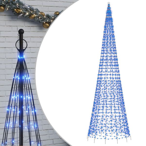 vidaXL &Aacute;rbol de Navidad 1534 LED azul 500 cm