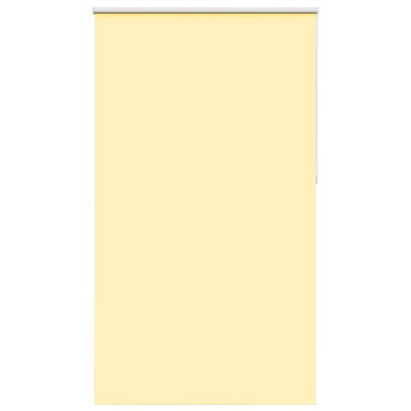 cmvidaXL Estor Enrollable Opaco Amarillo 140x210 cm Tela Ancho 136,6cm