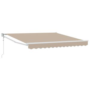 vidaXL Toldo Beige 300 x 250 x 165 cm Poli&eacute;ster