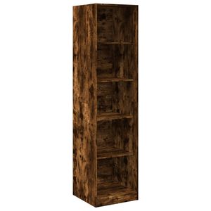 vidaXL Armario de madera de ingenier&iacute;a roble ahumado 50x50x200 cm