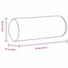 vidaXL Cojines Bolster 2 pcs Rosa &Oslash; 25 x 70 cm Tela de pana