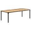 vidaXL Mesa de comedor madera de mango rugosa 220x100x76 cm