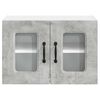 vidaXL Mueble de Cocina Kalmar 2 pcs Gris Concreto 60 x 31 x 40 cm