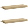 vidaXL Cojines para bancos SOEST 2 uds. 100% Poli&eacute;ster Beige
