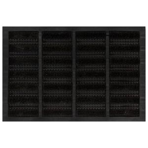 vidaXL Felpudo rectangular de goma y fibra de coco 40x60 cm