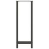 vidaXL Patas para mesa de bar antracita (2 unidades, 50 x 110-111 cm, acero)