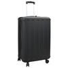 vidaXL Maleta con cerradura Negro 50 x 30 x 76 cm Pl&aacute;stico ABS