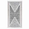 vidaXL Alfombra de algod&oacute;n negra y gris 120x180 cm