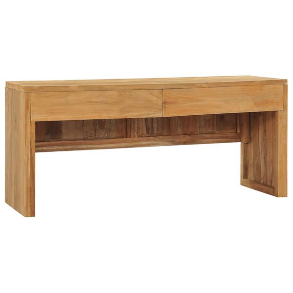 vidaXL Mueble para TV de madera maciza de teca 100x35x45 cm