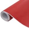 vidaXL L&aacute;mina para coches 4D rojo 100x150 cm