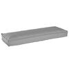 vidaXL Coj&iacute;n Tela Oxford Gris 120 x 40 x 8 cm