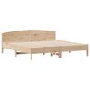 vidaXL Estructura de cama sin colch&oacute;n madera maciza de pino 200x200 cm