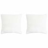 vidaXL Almohada 2 uds. 80 x 80 cm Fibra de bamb&uacute; Blanco