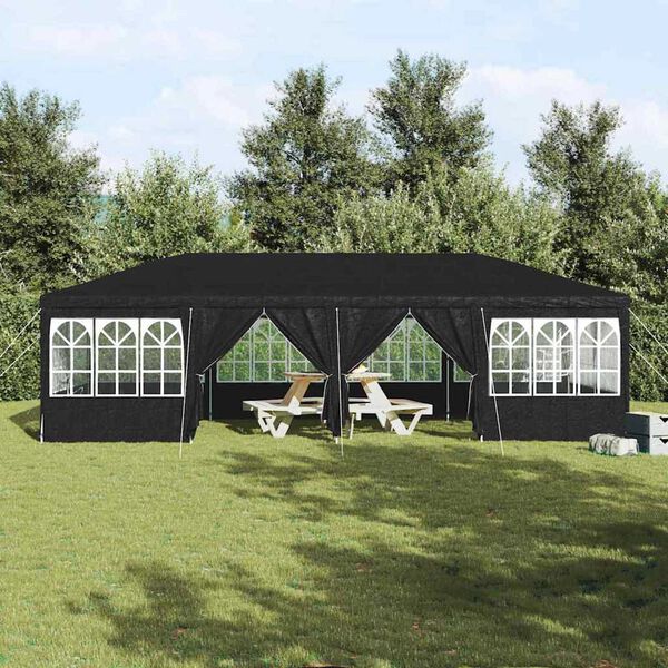 vidaXL Carpa de Fiesta Antracita y Blanco 800 x 400 x 266 cm