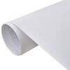 vidaXL L&aacute;minas para coches 2 uds blanco mate 100x150 cm+50x150 cm