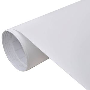 vidaXL L&aacute;minas para coches 2 uds blanco mate 100x150 cm+50x150 cm