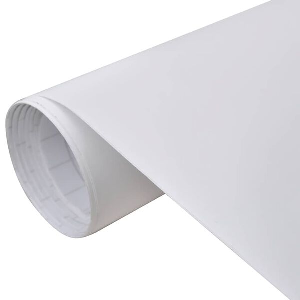 vidaXL L&aacute;minas para coches 2 uds blanco mate 100x150 cm+50x150 cm