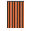 vidaXL Estor enrollable de exterior naranja y marr&oacute;n 160x250 cm