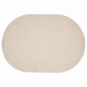 vidaXL Alfombra ZIZUR Crema 200 x 140 cm Polipropileno