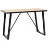 vidaXL Mesa de comedor de MDF color roble 120x60x75 cm