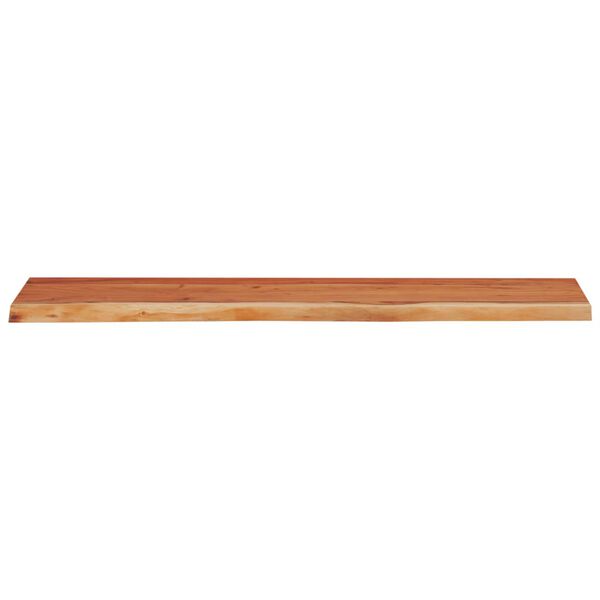 vidaXL Estante pared rectangular madera acacia borde vivo 110x30x2,5cm