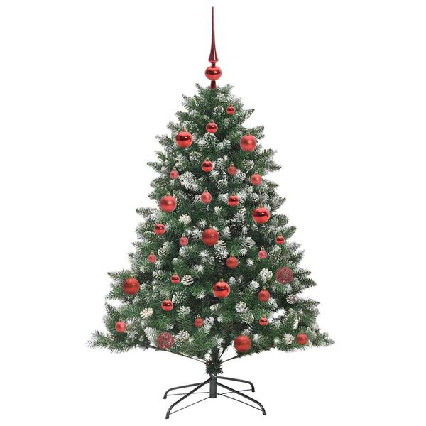 vidaXL &Aacute;rbol de Navidad artificial Verde 150 cm PVC, Pl&aacute;stico y Acero