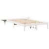 vidaXL Estructura de cama 140 x 190 cm Madera de pino macizo