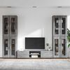 vidaXL Conjunto de mueble de TV con caj&oacute;n FLORIN Gris Sonoma