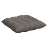 vidaXL Cojines para asiento 4 pcs Gris Claro 40 x 40 x 6 cm