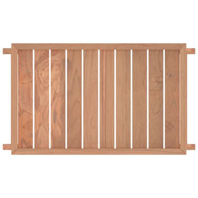 vidaXL Bandeja plegable madera maciza de teca 55x35x25 cm