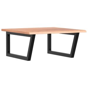 vidaXL Estante de lavabo de pared de acero y madera maciza de roble