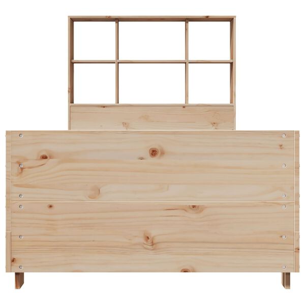 vidaXL Estructura de cama sin colch&oacute;n madera maciza de pino 90x190 cm