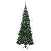 vidaXL &Aacute;rbol de Navidad Artificial de Esquina Verde 180 cm PVC y Metal